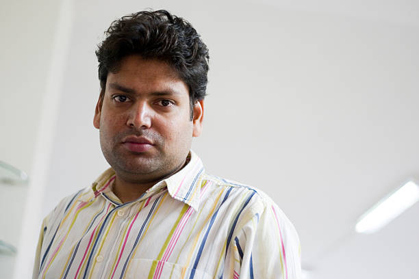 young indian office worker